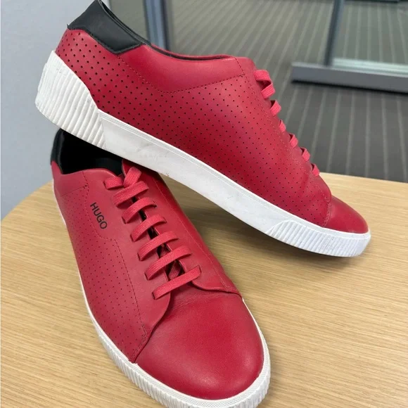 Hugo Boss Red Shoe - Picture 6 of 7